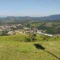 Vista da cidade e do Rio Tiete com sua poluição - Morro da Capuava