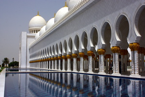 Reflexo da grande Mesquita / Reflection of the Great Mosque - Abu Dhabi