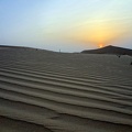 Por do sol no deserto / Sunset at the desert of Abu Dhabi