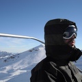 Cold at the chair lift / Frio no teleferico