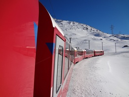 Trem Bernina Express (Tirano / St. Moritz)- Suica