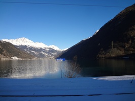 Trem Bernina Express - Lago di Poschiavo - Estacao Miralago - Suica