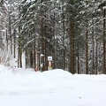 Epa! um semaforo perdido no meio dessa neve!!! Trilha a caminho da ponte Marienbruck - Castelo Neuschwanstain - Fussen - Alemanha